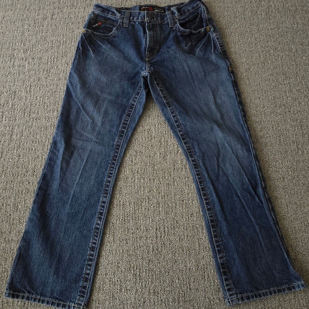 Ariat Men's Straight Jeans - Dark Blue